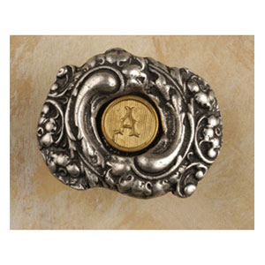 Anne at home 844 Fancy initial knob-oval